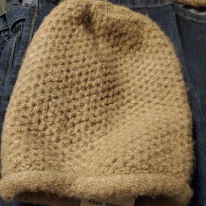 Free People Dreamland knitted beanie Taupe NWT Soft Hat Cozy NWT
